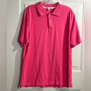 Peter Millar Red Polo Shirt Men’s Large Stretch Cotton Golf Casual